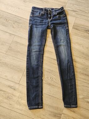 Buckle Black Fit No. 53 Skinny Jeans Women's 24x32 Distressed
